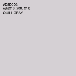 #D5D0D3 - Quill Gray Color Image